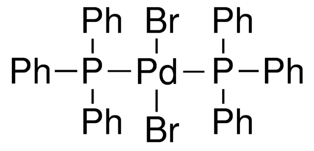 Trans-Dibromobis(triphenylphosphine)palladium(II) Powder